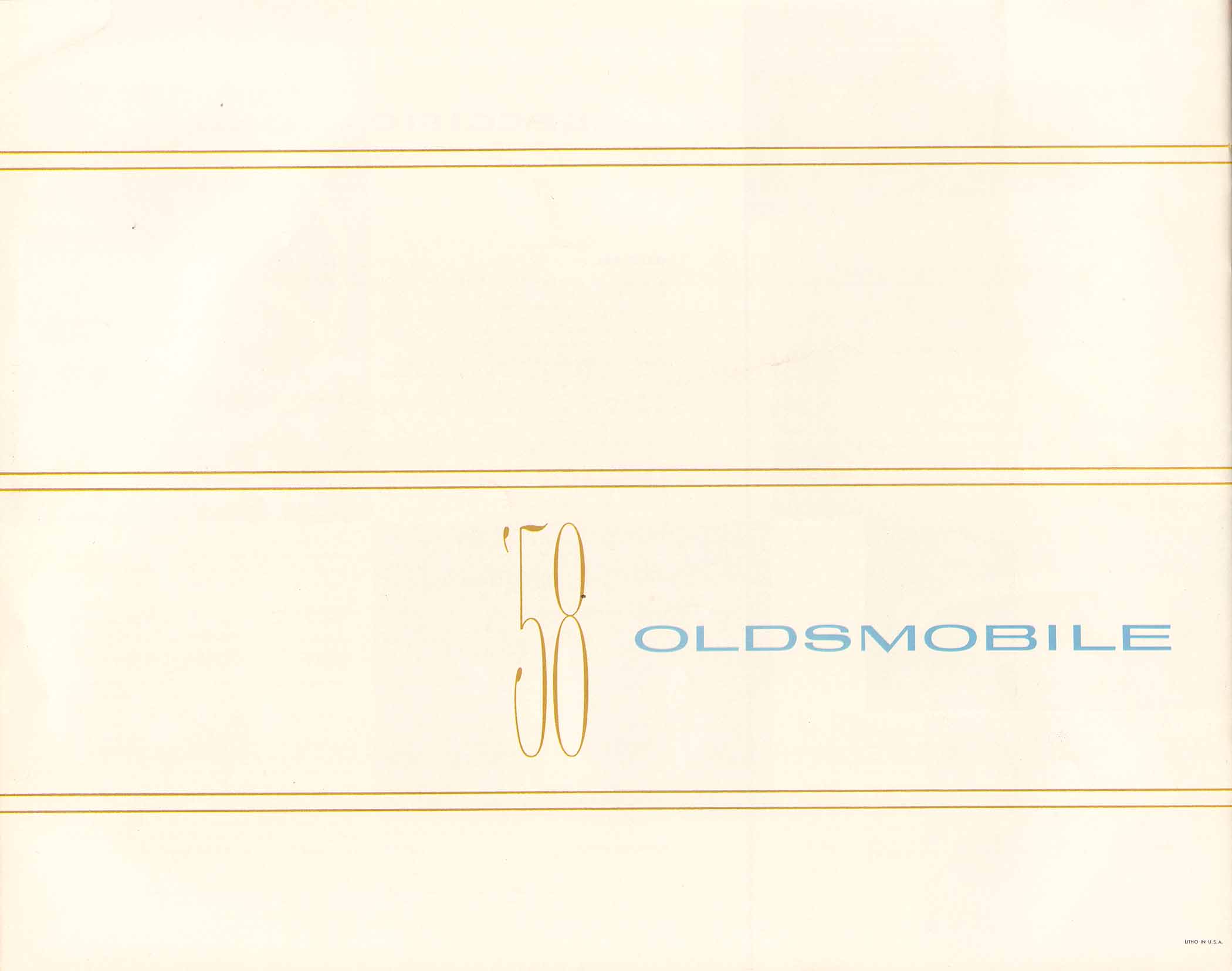1958 Oldsmobile Motor Cars Brochure Page 4